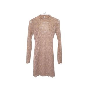 Lace Cutout BEBE Dress